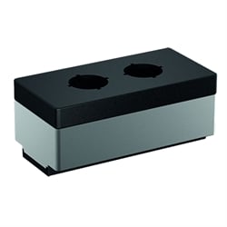 Empty housing, installation diameter 22.3 mm, for 2 control points