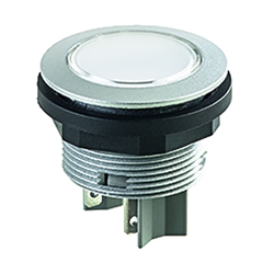 Push-button 1S, installation diameter 22.3 mm, flat connector