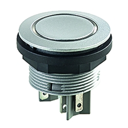 Push-button with ring illumination 1S, installation diameter 22.3 mm, flat connector