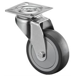 Kolieska na prístroje, otočné kolieska s doskou, ľahký dizajn