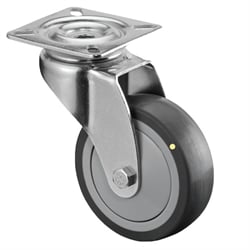 Kolieska na prístroje, otočné kolieska s doskou, ľahký dizajn, elektricky vodivé