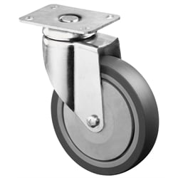 Kolieska na prístroje, otočné kolieska s brzdou a zadným otvorom, ľahký dizajn, elektricky vodivé