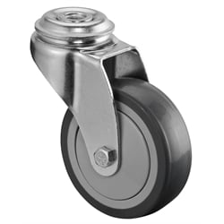 Kolieska na prístroje, otočné kolieska so zadným otvorom, ľahký dizajn