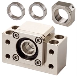 Ložiskové jednotky s ložiskovým systémom BK, pre pevnú stranu, poniklované