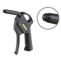 Ofukovacia pištoľ s tichou tryskou