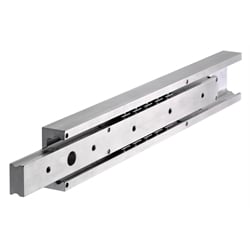 Teleskopické výsuvy DA 4120, šírka 36 mm, do 550 kg, čiastočné vysunutie, hliník