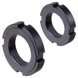 Poistné matice DIN 1804 w, nekalená oceľ, čiernené