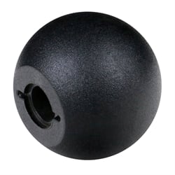 Ball Knobs DIN 319 PA Version M, Plastic, Press-On Type