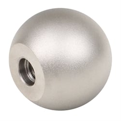Guľové rukoväte DIN 319 verzia C, nehrdzavejúca oceľ