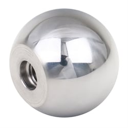 Guľové rukoväte DIN 319, verzia C, oceľ