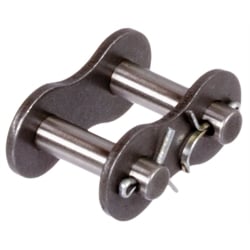 Spojovací článok pre jednoradové valčekové reťaze, štandardné / oceľové