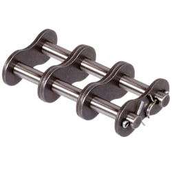 Spojovacie články pre trojradové valčekové reťaze