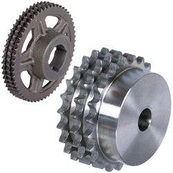 Triple-Sprockets DRS with One-Sided Hub, ISO 20 B-3
