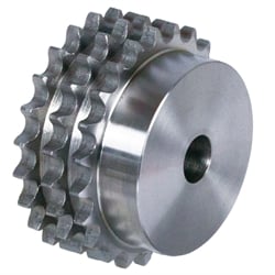 Triple-Sprockets DRS with One-Sided Hub, ISO 28 B-3