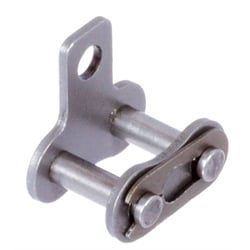 Spojovacie články s pružinovou sponou, s rovnými uchyteniami