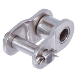 Kľukový článok so závlačkou č. 12/L, nehrdzavejúca oceľ