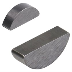 Woodruffove perá DIN 6888 z ocele C45