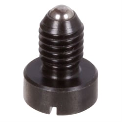 Skrutky s odpruženou guličkou s valcovou hlavou s drážkou, oceľ