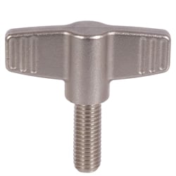 Krídlové skrutky, vyrobené z nehrdzavejúcej ocele