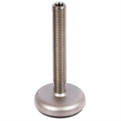 Vyrovnávacie nožičky 340.5, nehrdzavejúca oceľ, s gumovou podložkou