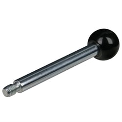 Rukoväte radiacej páky 209 s guľovou hlavicou DIN 319, pozinkovaná oceľ