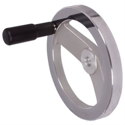 Lúčové ručné kolesá 320, s rukoväťou, hliník