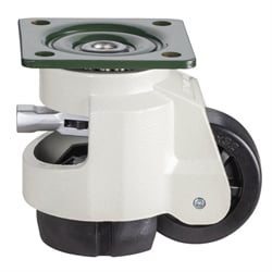 Zdvíhacie kolieska s doskou, s račňovým nastavením