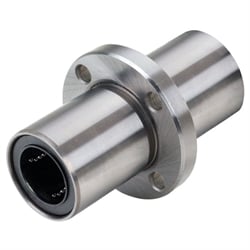 Tandemové lineárne ložiská KBT-ST-FM s centrovacou prírubou, okrúhlou, dlhé prevedenie