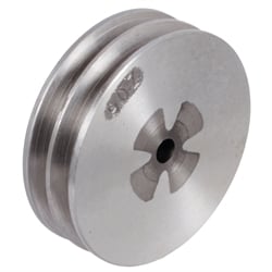 Klinové remenice, z ľahkej zliatiny, 2 drážky