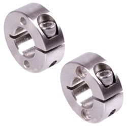 Narezané zverné krúžky s 2 ax. mont. dierami - typ B1 a B2, nerez