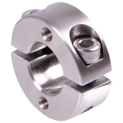 Delené zverné krúžky s 2 ax. dierami s zavitom - typ GA, nerez