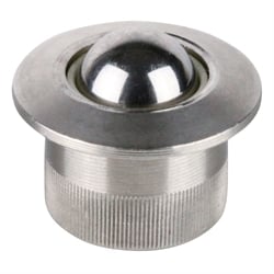 Mini guličkové transportné jednotky 305 s klzným ložiskom, nehrdzavejúca oceľ