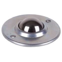 Guličkové transportné jednotky 383, s hornou prírubou, bez misky, nehrdzavejúca oceľ