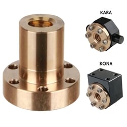 Posuvná matica pre NPT, verzia C, s trapézovým závitom