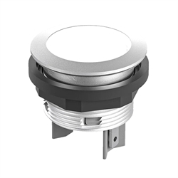 Indicator light, mounting diameter Ø 22.3mm, flat connectors