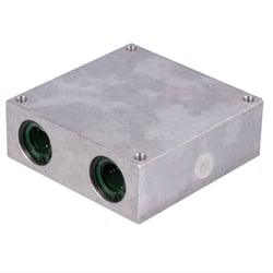 Lineárne ložiskové jednotky Quadro KGQ-3 ISO séria 3 s lineárnymi ložiskami uzavretej konštrukcie