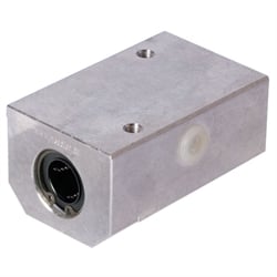 Tandemové lineárne ložiskové jednotky KGT-3-ST ISO séria 3 s oceľovými lineárnymi ložiskami uzavretej konštrukcie