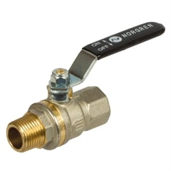 Mosadzné guľové ventily, plnoprietokové