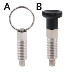 Aretačné čapy 717, nehrdzavejúca oceľ, bez aretačnej polohy