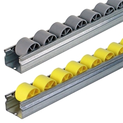 Roller Tracks, with Cylindrical Plastic Rollers