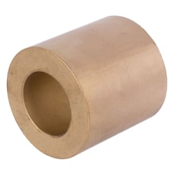 Surovina zo spekaného bronzu s otvorom na výrobu klzných ložísk