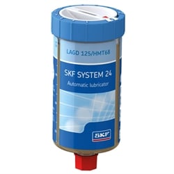 SKF® SYSTEM 24 LAGD 125/HMT68 s reťazovým olejom, jednobodová maznica pohananá plynom
