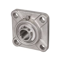 Guličkové prírubové ložiská SSUCF, nehrdzavejúca oceľ