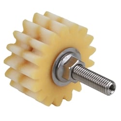 PU mazacie ozubené kolesá, rovné ozubenie, axiálny mazací port