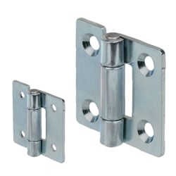 Plechové pánty M136, oceľ, pozinkované