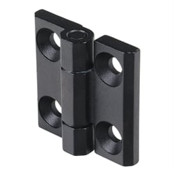 Heavy Duty Hinges M237.3, Stainless Steel, plastic coated black