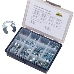 Sada poistných krúžkov na hriadele, typ KL