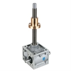 Závitkové zdviháky NPT, s trapézovým závitom, verzia C: verzia s posuvnou maticou