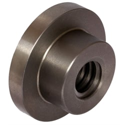 Flanged Trapezoidal Nut, single thread, left hand, grey cast iron