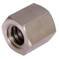 Šesťhranná trapézová matica, jednoduchý závit, pravé, nehrdzavejúca oceľ